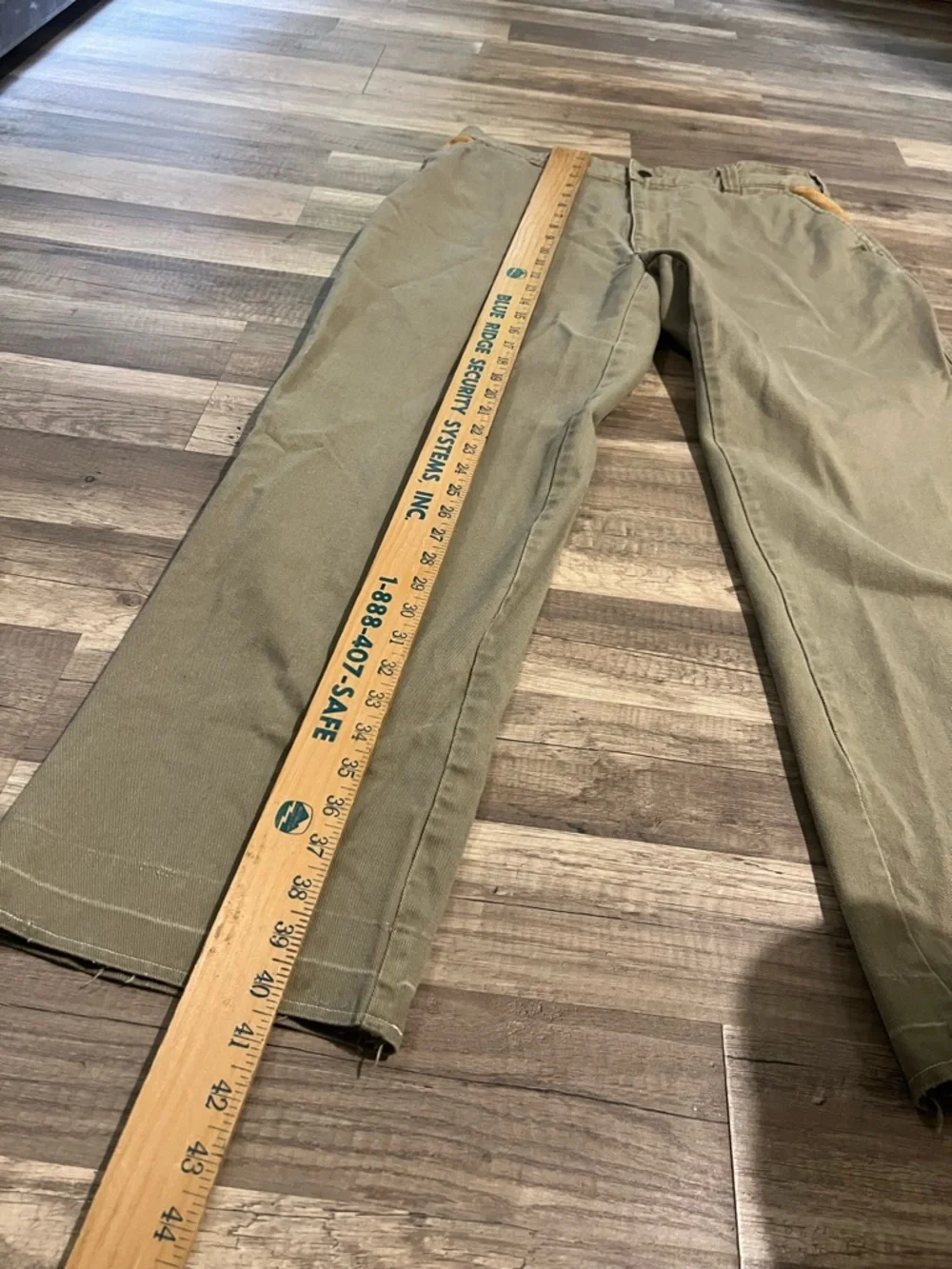 Orvis Men’s 100% Cotton Beige Khaki Outdoor Work Pants Size 34